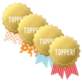 Stickers Medaille | Topper 4 varianten