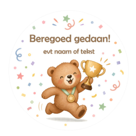 Traktatiestickers | Beregoed gedaan | Avondvierdaagse
