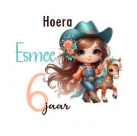 Traktatie stickers | Gepersonaliseerd met naam