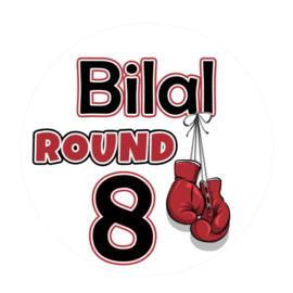 Traktatiestickers | Boxen | Met naam