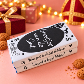 Chocoladewikkel Sinterklaas | Groetjes van de Sint