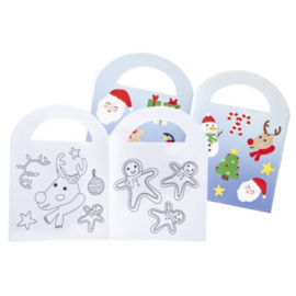 Kerst kleurboekje | Met kerststickers