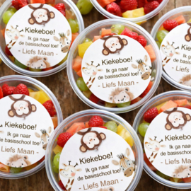 Traktatiestickers | Kiekeboe | Met naam