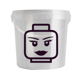 Beker/emmertje afsluitbaar | Lego girls