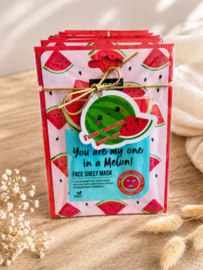 Gezichtsmasker | You are my one in a melon | Fijne vakantie