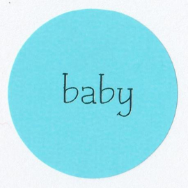Sticker | Baby Blauw