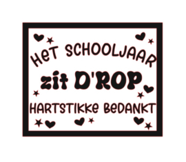 DIY sticker | het zit d'rop