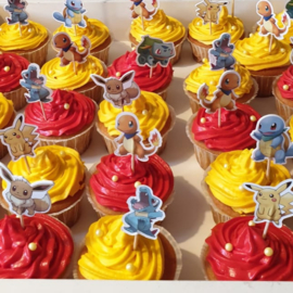 Cupcakeprikkers pokemon