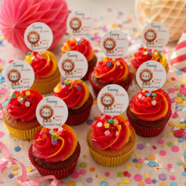 Traktatiestickers | Brult gedag | Met naam