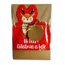 Gezichtsmasker | Voor juf | Kerstsuitvoering