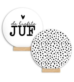 Wenscirkel | De liefste Juf 14 cm