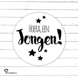 Sticker | Hoera, een jongen