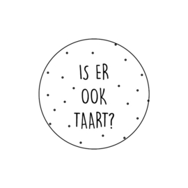 Sticker | Is er ook taart?