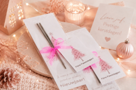 Wenskaart | Sterretjes | Fijne feestdagen