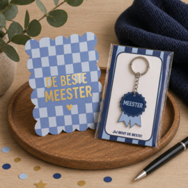Wenskaart Bubble A6 | De beste Meester