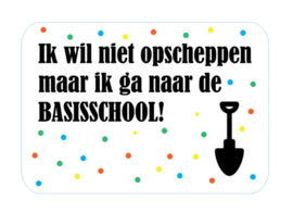 Sticker | Ik wil niet opscheppen