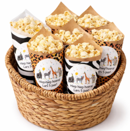 Traktatiesticker | Jungle | Met naam