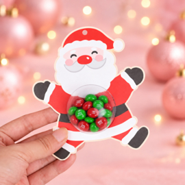 Kerstfiguren met transparante bal om te vullen