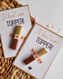 Merci chocolade | Topper
