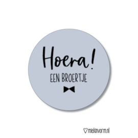 Sticker | Hoera!  Een broertje