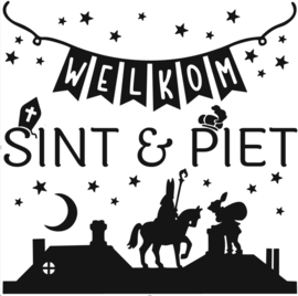 Raamsticker | Welkom Sint & Piet