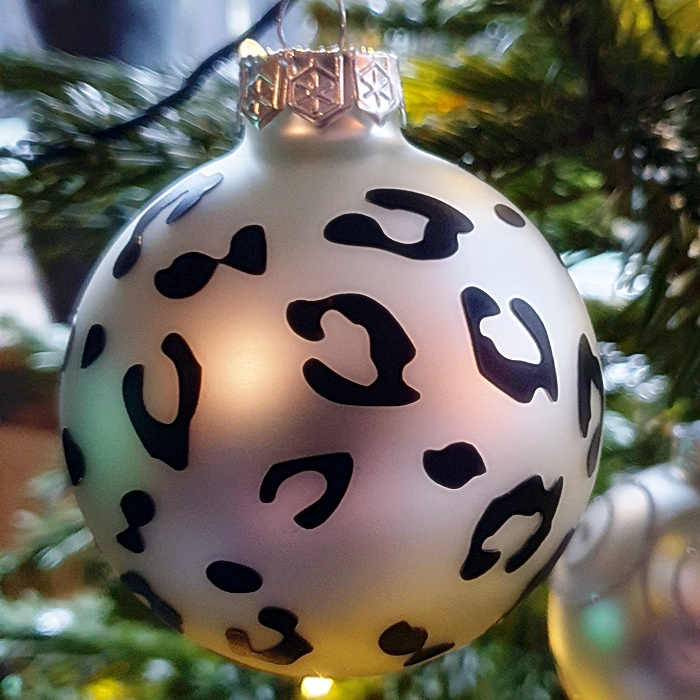 klassiek Scorch ring Pimp je kerstbal | Panterprint | DIY | Kerst | Zelftraktatiesmaken.nl