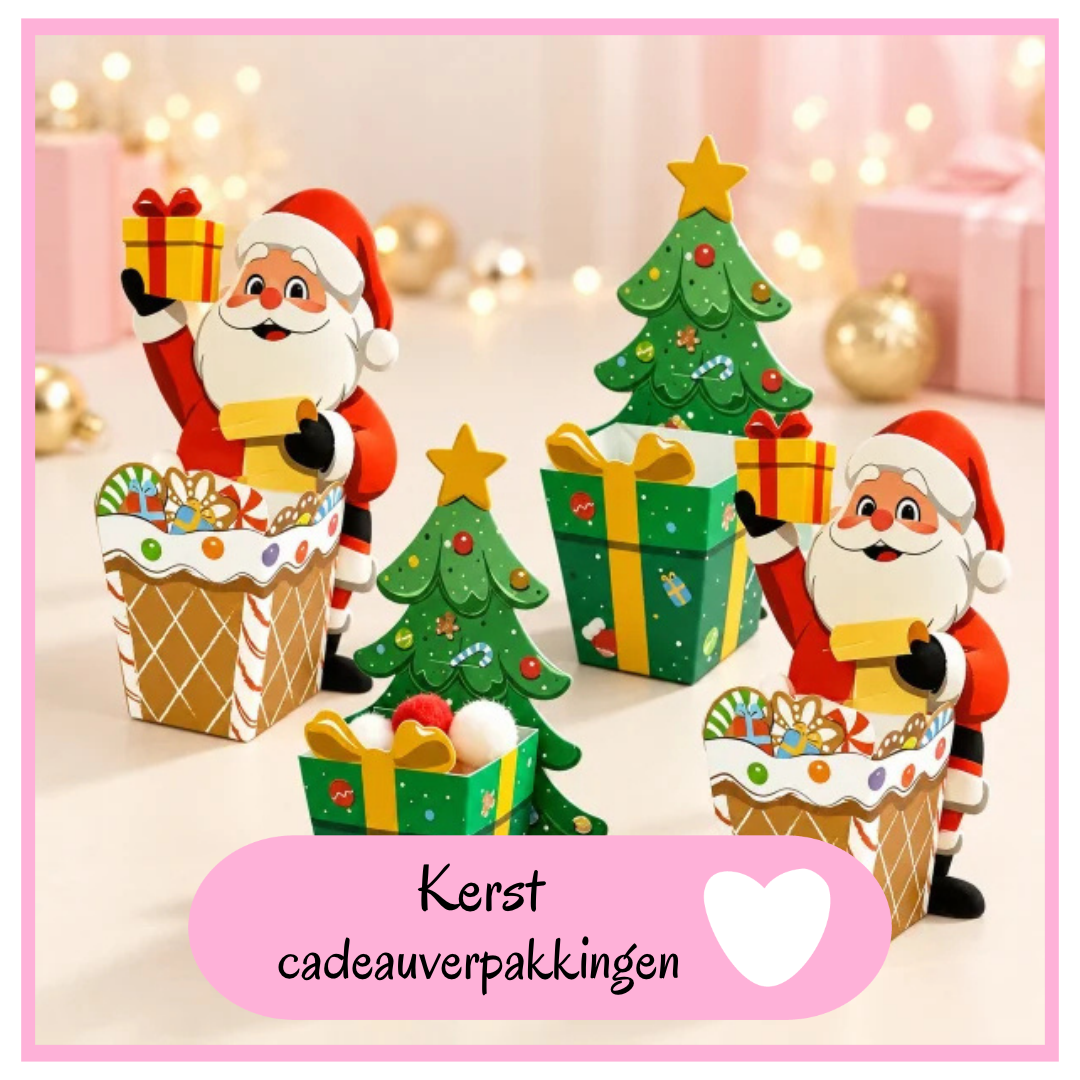 Kerst cadeauverapkkingen Zelftraktatiesmaken.nl