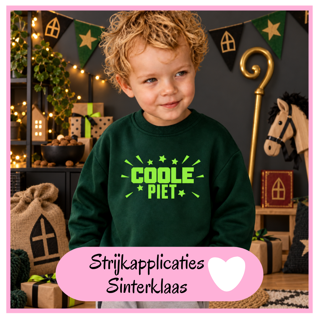 Strijkapplicaties Sinterklaas Zelftraktatiesmaken.nl