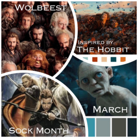 March - The Hobbit Sock Month - Merino  Sock