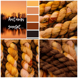 Autumn sunset - set met 1 mini