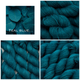 Teal blue...