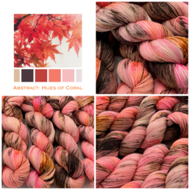 Abstract: hues of coral