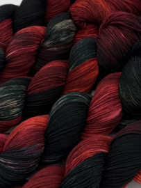 Hues of Dark Green & Red