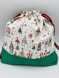 Holiday Spirit - red drawstring