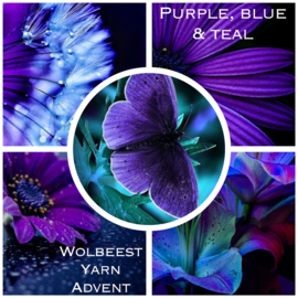 Purple, blue &  teal - 24 dagen/4wkn