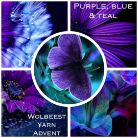 Purple, blue &  teal - 24 days/4 weeks