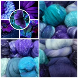 Purple, Teal and Blue 12 days spin advent 2024