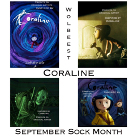 September Coraline sokkenmaand