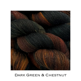 Dark Green & Chestnut