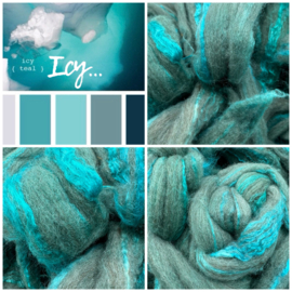 Hand-dyed Combed Top