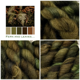 Fern and leaves
