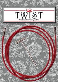 Twist Red Cable 20 cm - mini