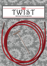 Twist Red Cable 13 cm - mini