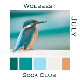 Sock Club - Vogels  - Juli - Merino Sok 120gr.