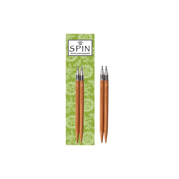 SPIN Bamboe punten 10cm 3.25mm - SPIN Bamboo Tips 4" US 3