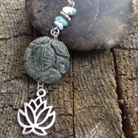 Sandalphon Turkoois, Larimar en Lotus