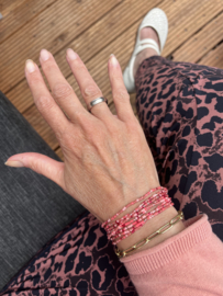 Wikkelarmband Roze