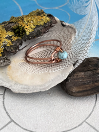 Turkoois Ring 18mm
