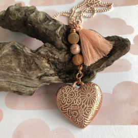 Soft Agate Heart