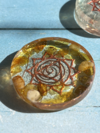 Talisman Zonnevlecht chakra (brons)